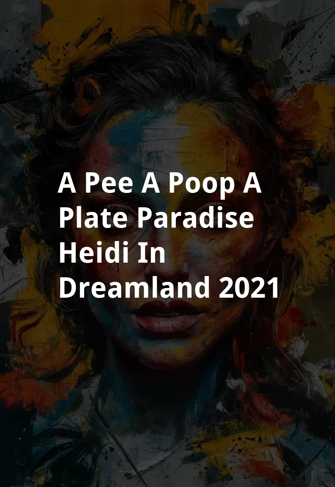 A Pee, a Poop, a Plate: Paradise (Heidi in Dreamland) (2021) Poster
