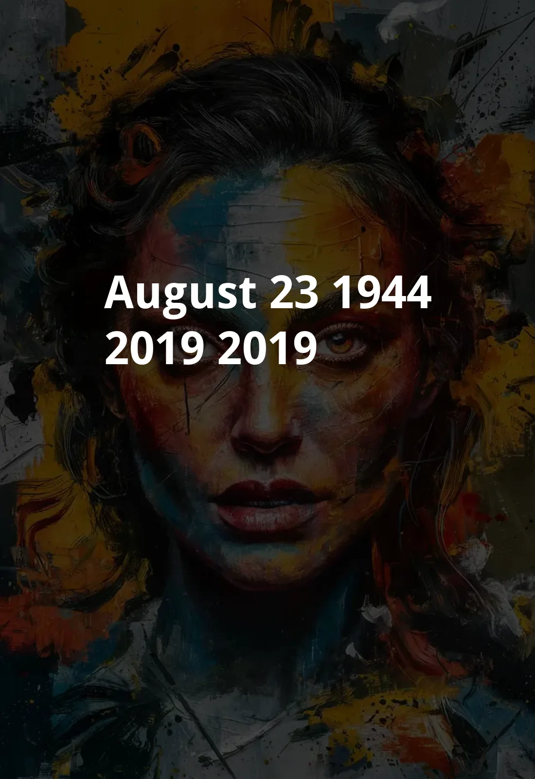 AUGUST 23, 1944/2019 (2019) Poster