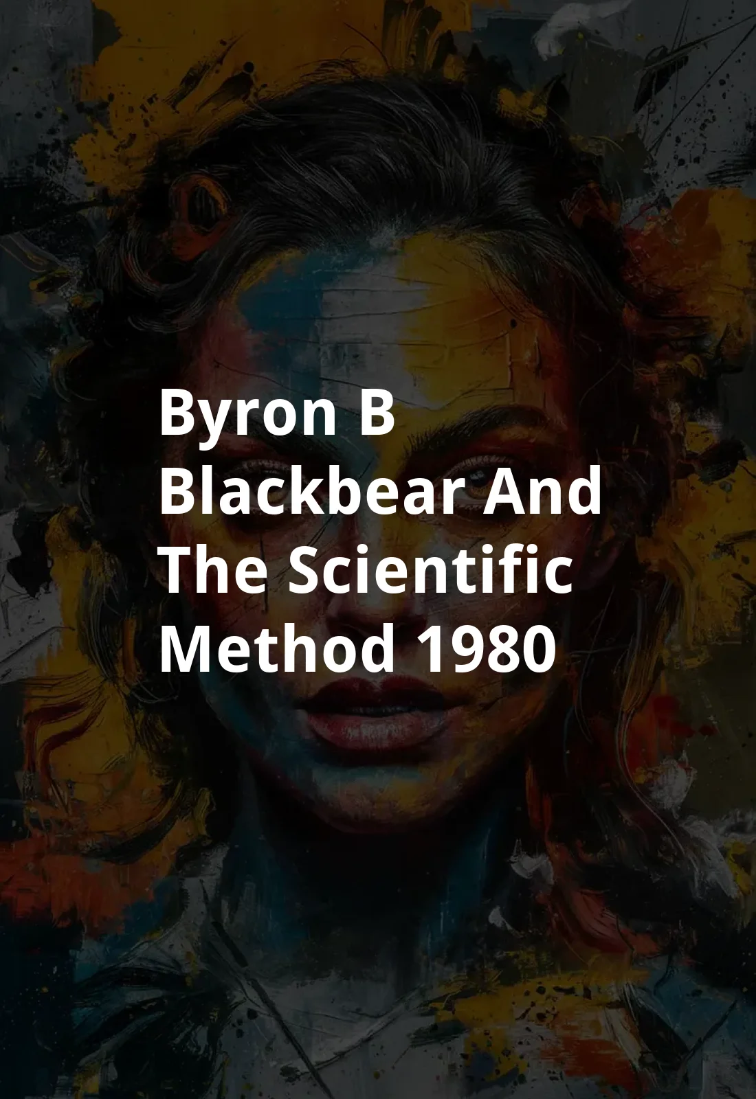 Byron B. Blackbear and the Scientific Method (1980) Poster