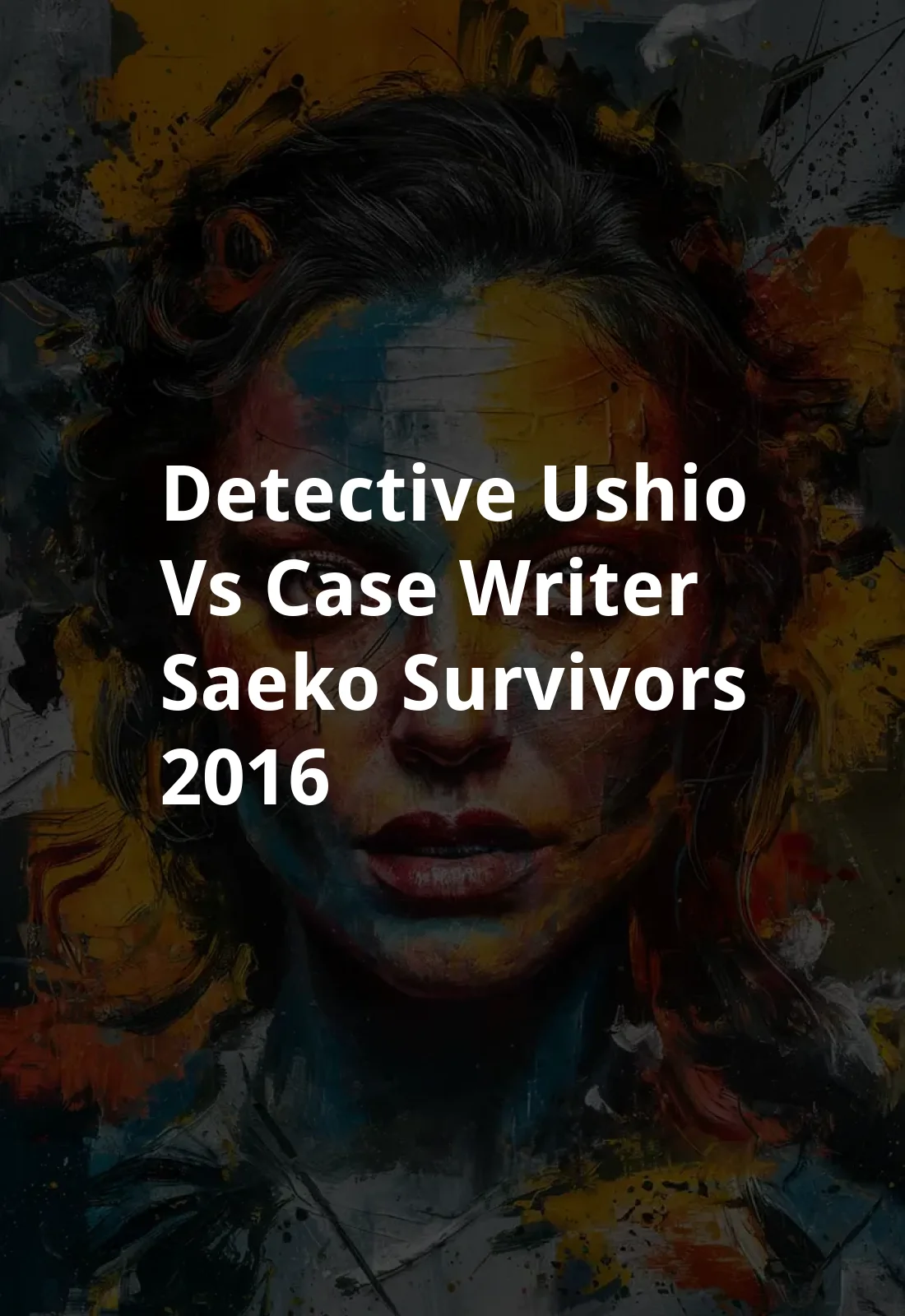 Detective Ushio vs. Case Writer Saeko: Survivors (2016) Poster