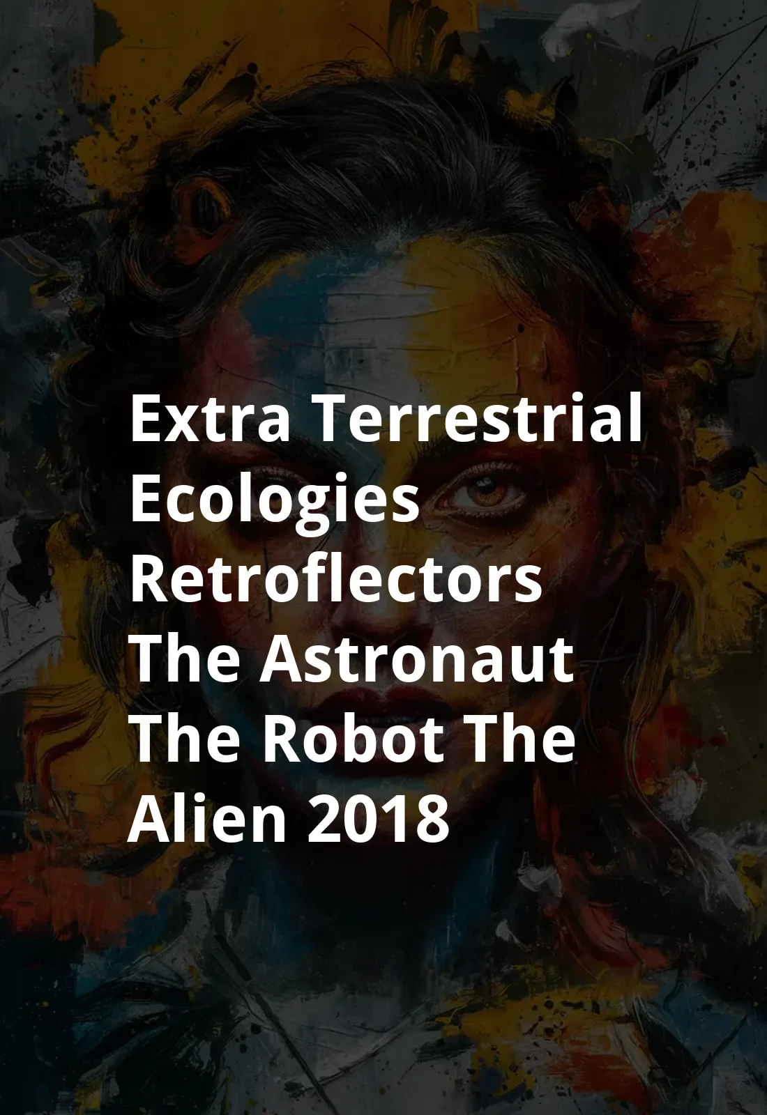 Extra-Terrestrial Ecologies (Retroflectors: the astronaut, the robot, the alien) (2018) Poster