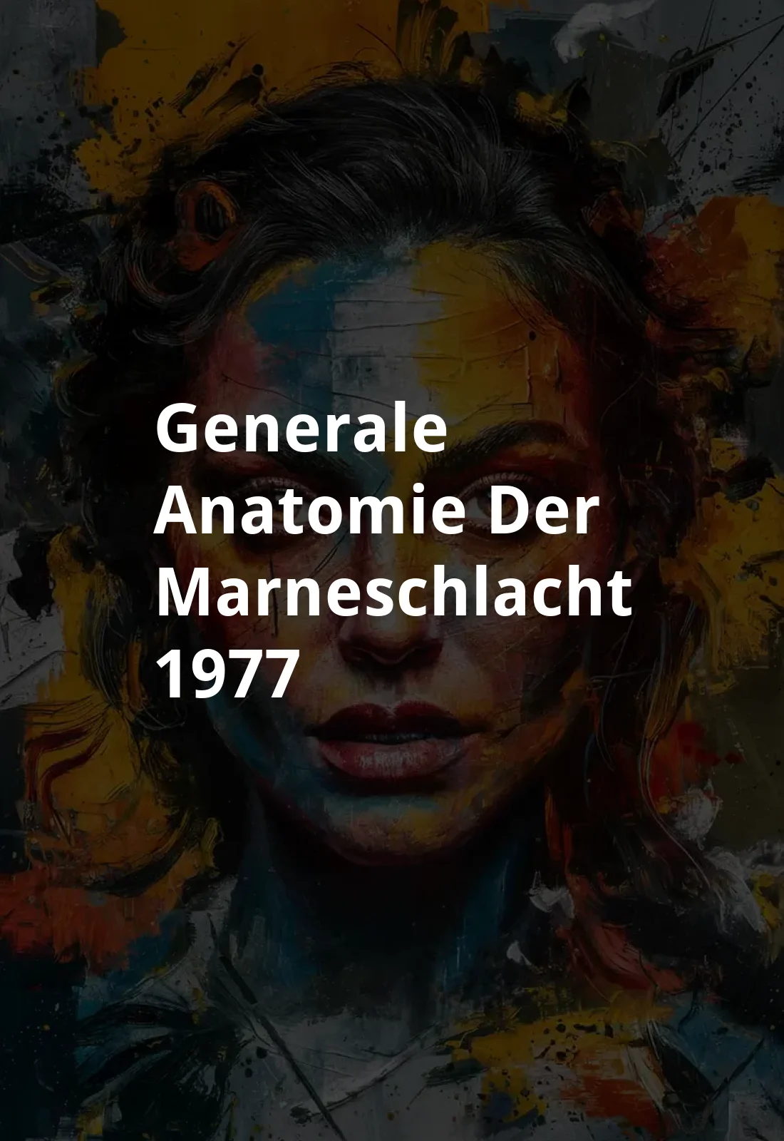 Generale - Anatomie der Marneschlacht (1977) Poster