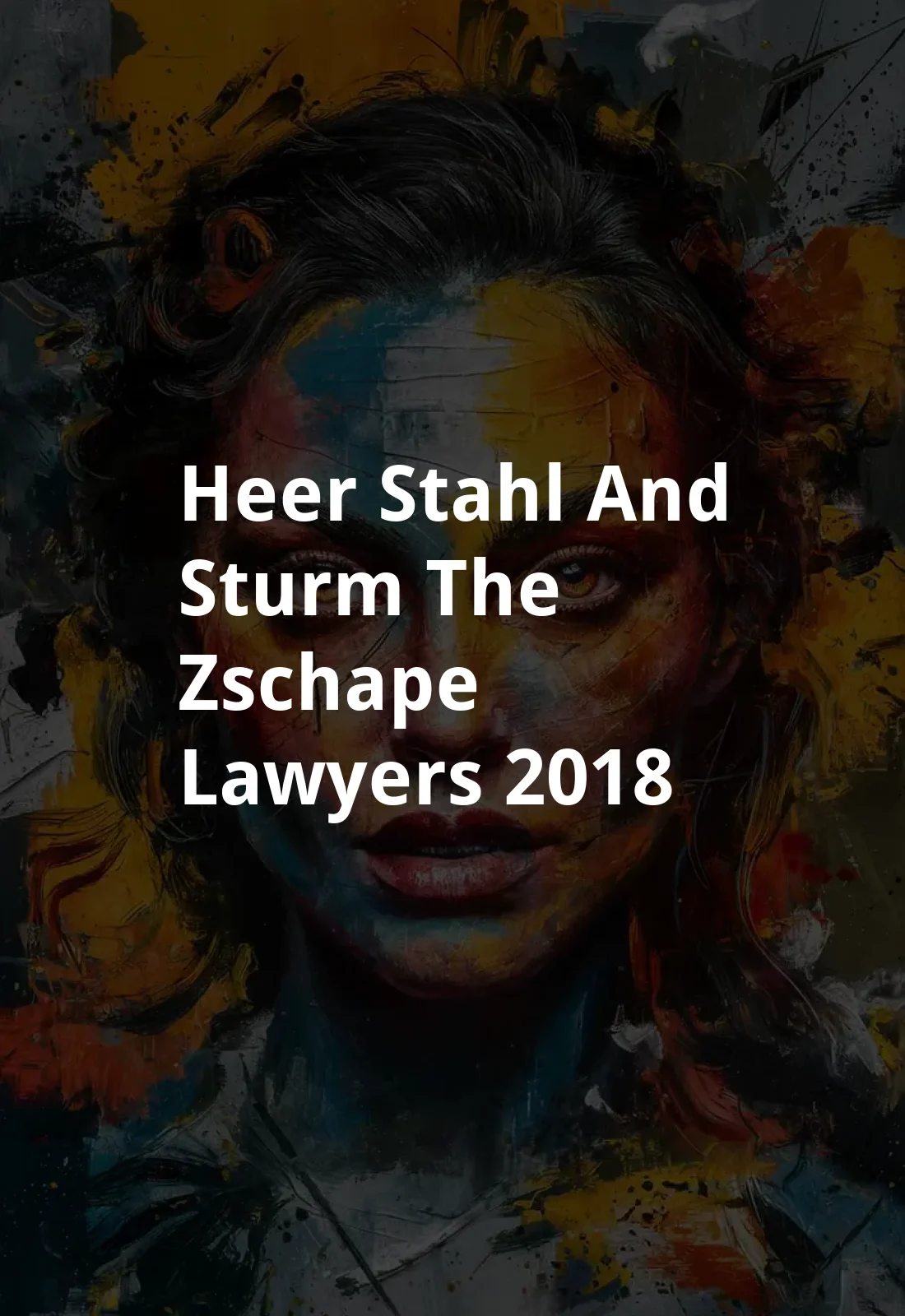 Heer, Stahl and Sturm - The Zschape Lawyers (2018) Poster