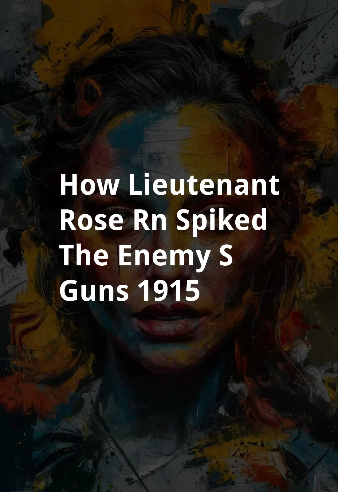 How Lieutenant Rose RN Spiked the Enemy's Guns (1915) Poster