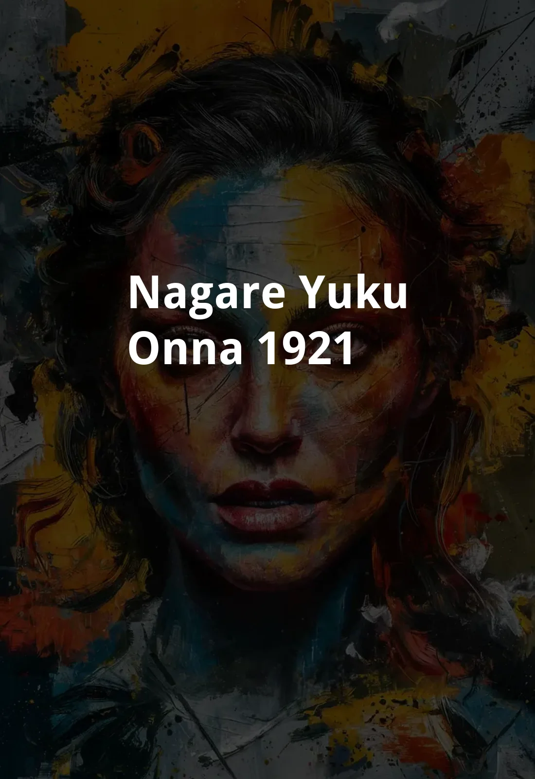 Nagare yuku onna (1921) Poster