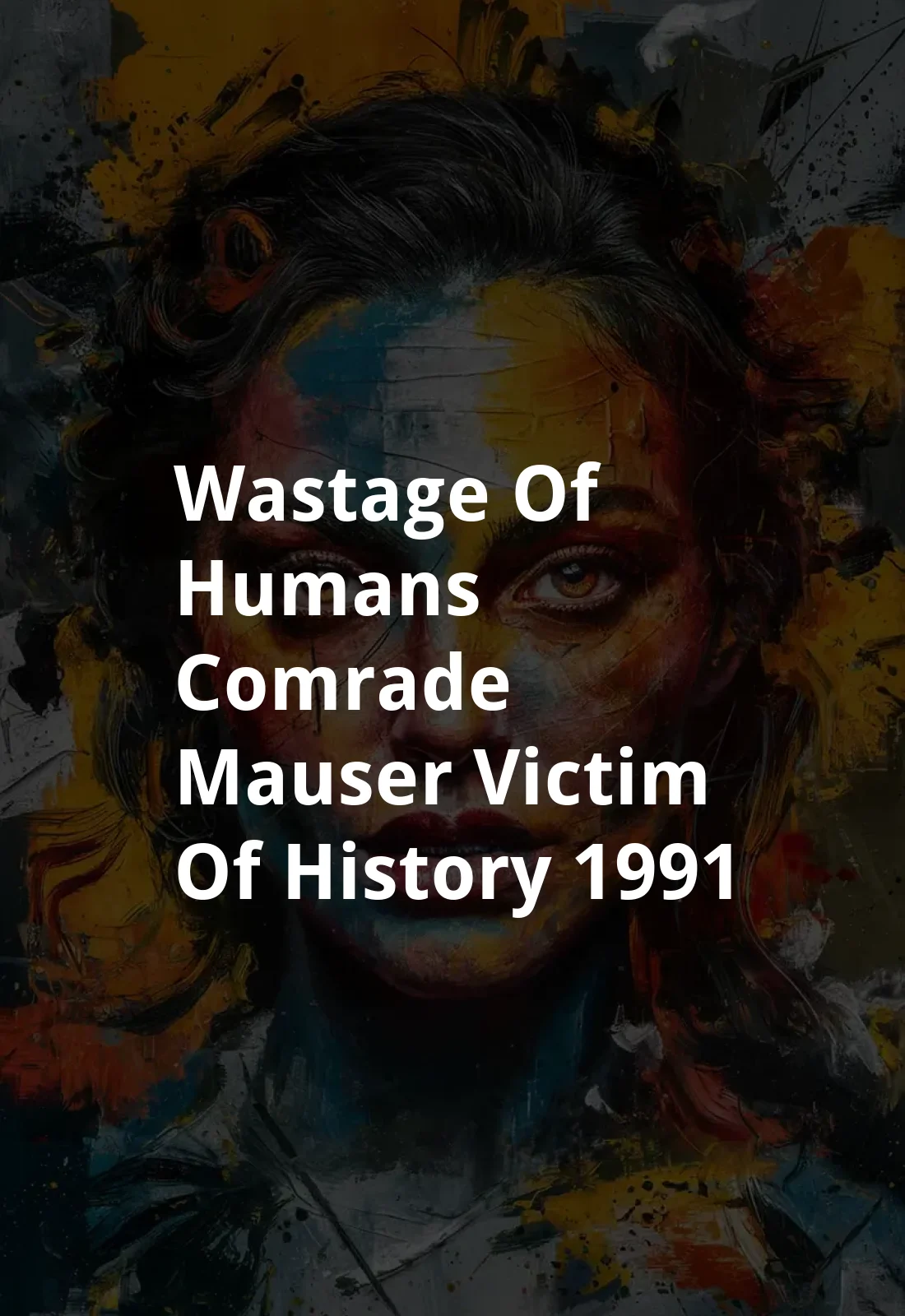 "Wastage" of humans / Comrade Mauser / "Victim of History" (1991) Poster