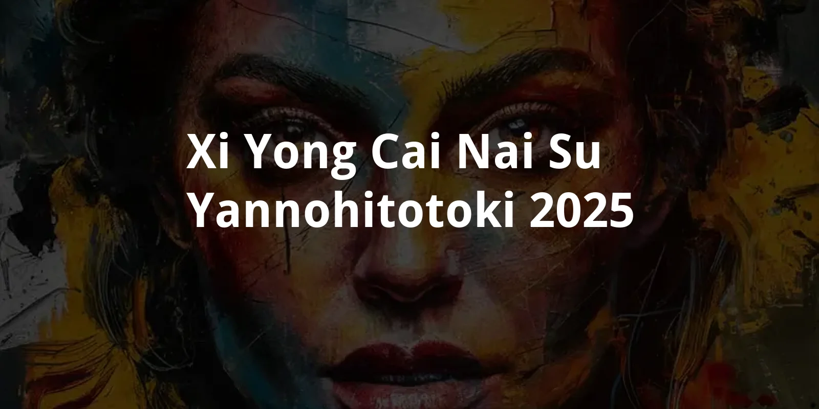 xi yong cai nai su yannohitotoki (2025)