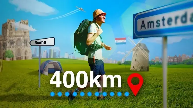400km a pied jusqu'a Amsterdam (le plus gros defi de ma vie) (2023)
