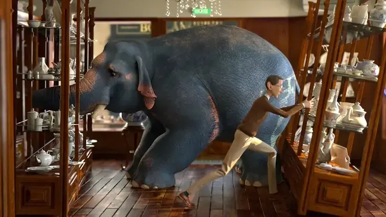 Comme un elephant dans un magasin de porcelaine (2017)