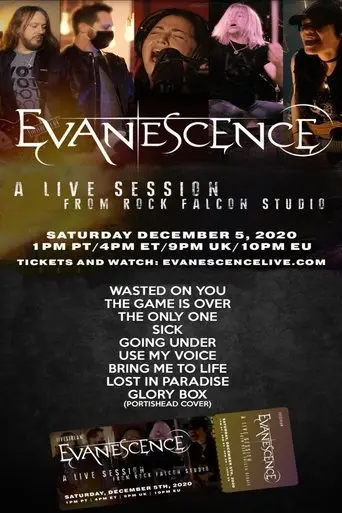 Evanescence - A Live Session From Rock Falcon Studio (2020) Poster