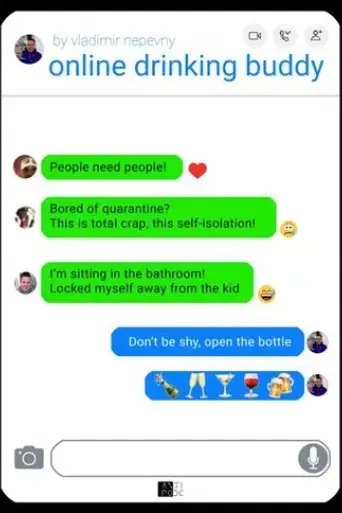 Online Drinking Buddy (2021) Poster
